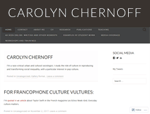 Tablet Screenshot of carolynchernoff.com